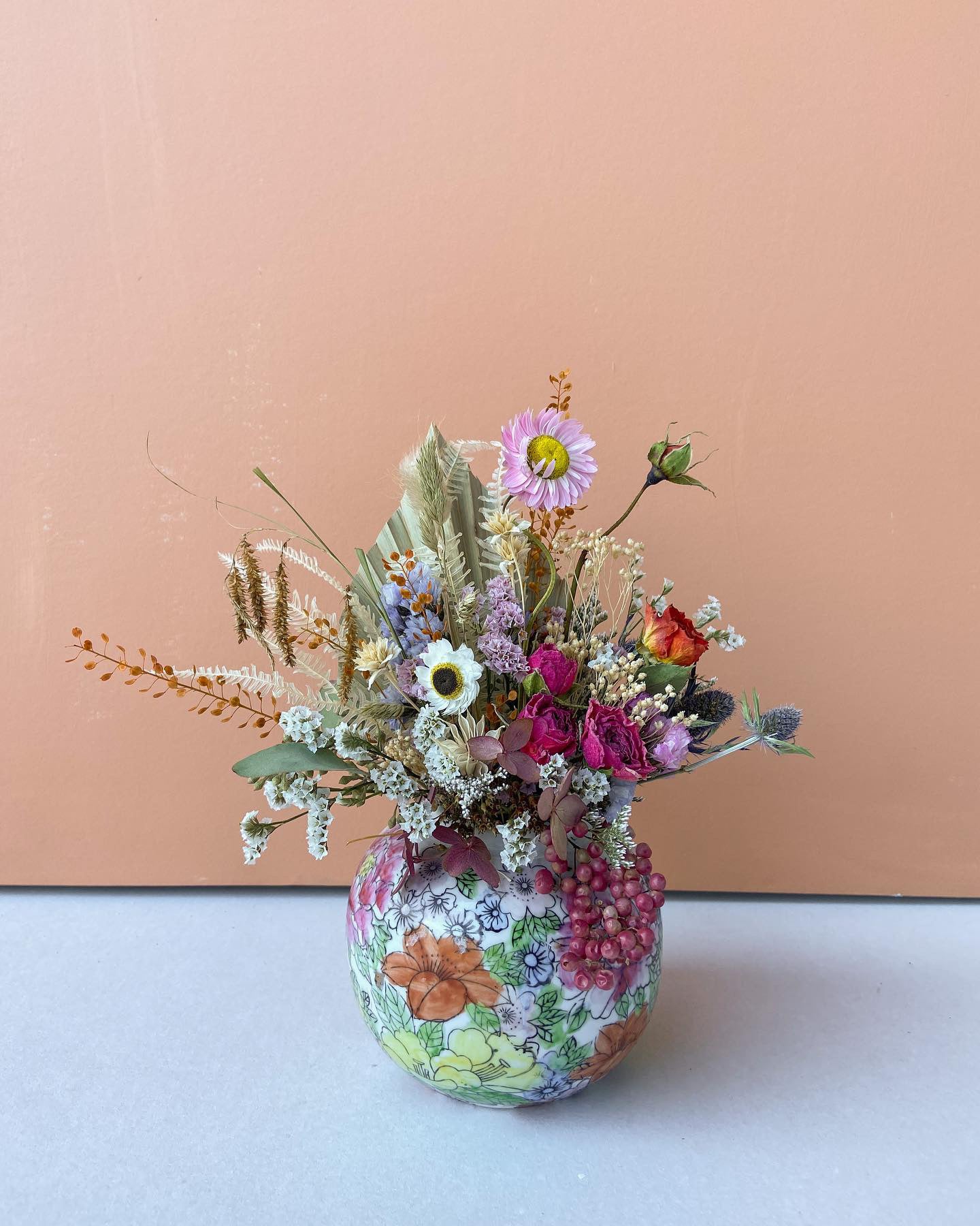 Vintage Vase Arrangements